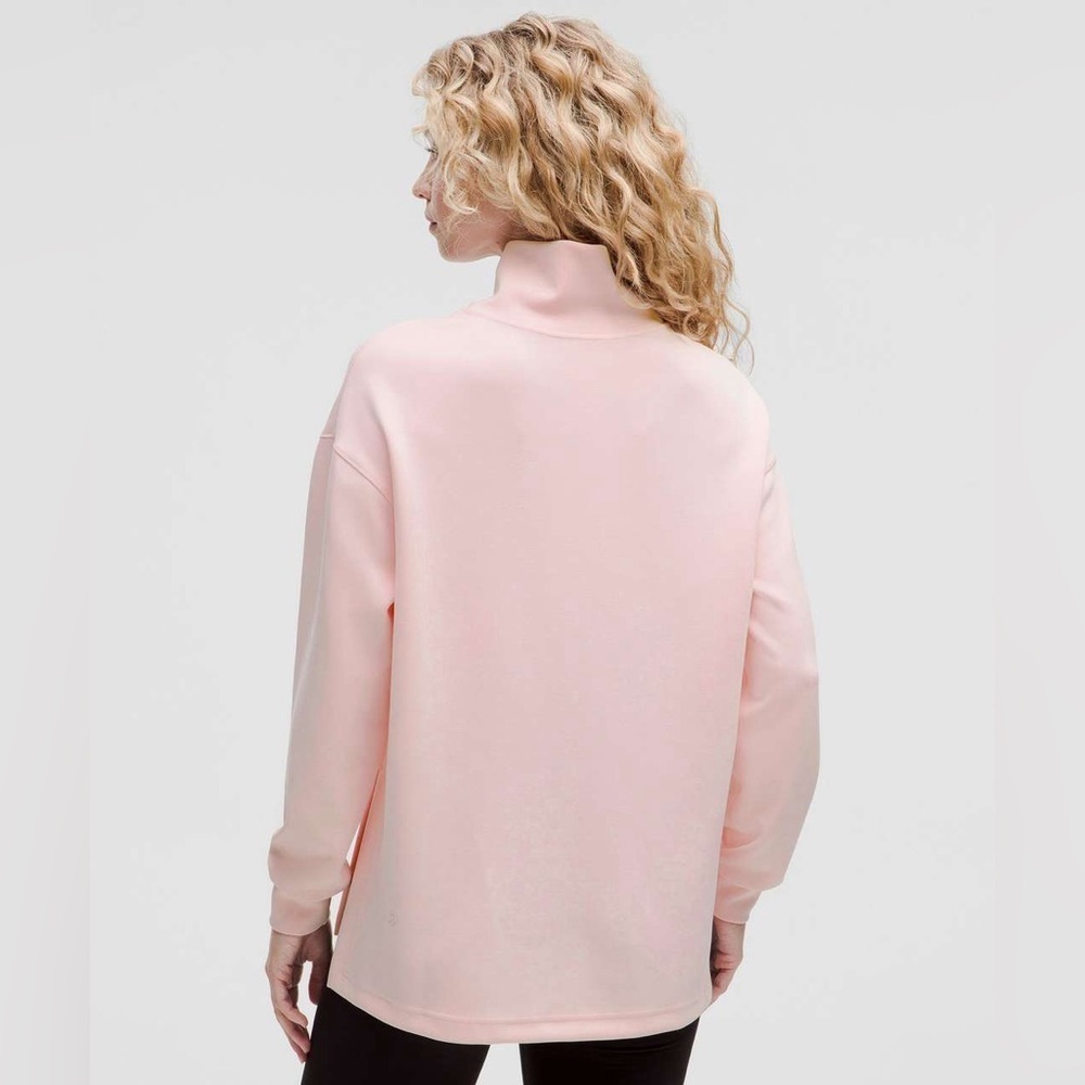 NWOT Lululemon Softstreme Funnel neck Long Pullover
strawberry Milkshake large - Picture 3 of 10